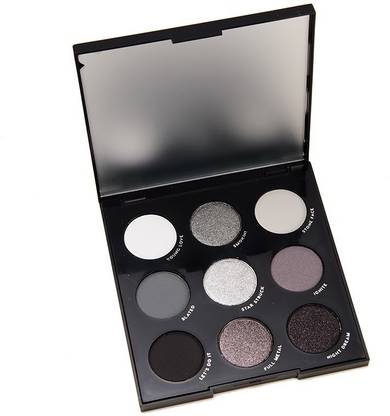 S.F.R Color Smoke Show Pressed Pigment 9 Multicolor Palette ( Glitter,Shimmer,Matte) 9 g