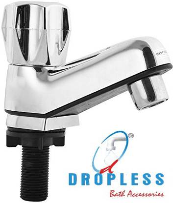 dropless PVC BASIN TAP CHROME POLISHED Pillar Tap Faucet