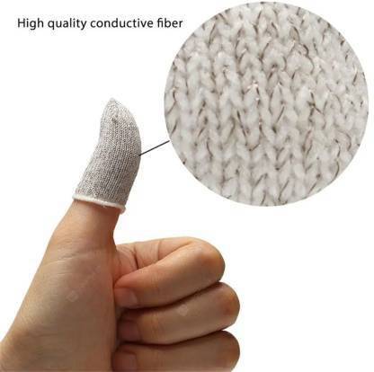 play run Pubg finger sleeve pack of 01 (White) Finger Sleeve