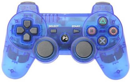 lightgaming PS3 Wireless Controller - Crystal Blue Joystick (Crystal Blue, For PS3) Joystick (Crystal Blue, For PS3)  Joystick