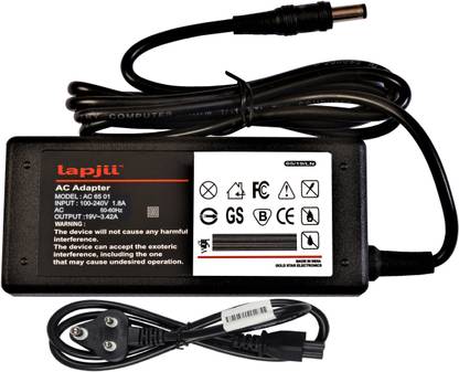 LAPJII Charger Compatible for LENOVO IdeaPad Y410 Laptops 19v,3.42a,Watts 65 W Adapter