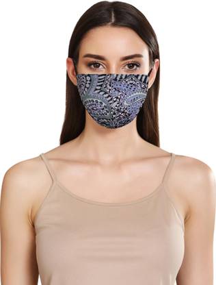 KAZO Paisley Print Face Mask 122200BLPRI Cloth Mask