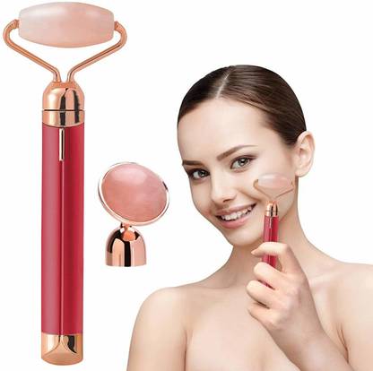 Oriley OR-RQJRV 2-1 Micro Vibrating Facial Roller Massager with Eye Stone Handheld OR-RQJRV Massager