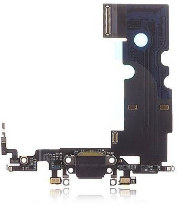 Unique4Ever REPLACEMENT FOR IPHONE 8 PLUS CHARGING PORT FLEX CABLE (Black) Apple Iphone 8 Plus Charging Connector Flex cable