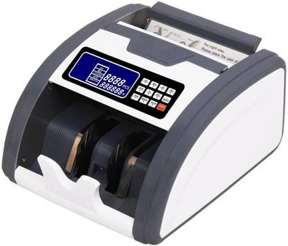 Drop2Kart Automatic Bill Counter - Counts All INR Currency, TFT LCD Display, Dual Motor, UV/MG/MT FakeNote Detection, LED External Display Note Counting Machine