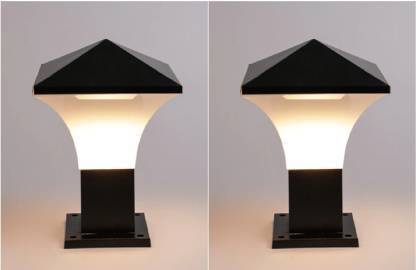 Online Generation Outdoor Gate Light, Lights for Boundary Pillar Lamp T (Pack of 2. , Gate Light Outdoor Lamp