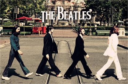 The Beatles 'Abbey Road' Poster Canvas Art
