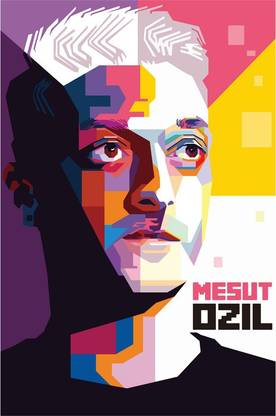 Mesut Ozil Poster Canvas Art