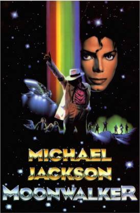 Michael Jackson Moonwalker Poster Canvas Art