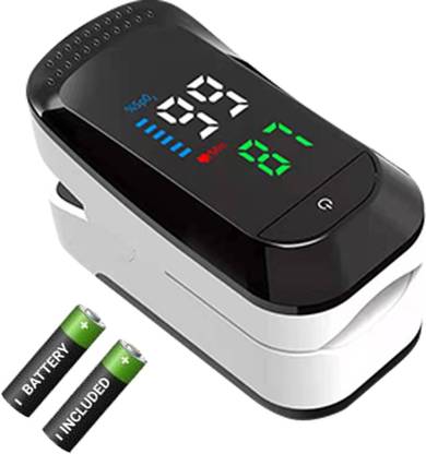 Maxim Heart Rate Monitor Medical Health Monitoring Device with DS-105 Automatic Shutdown Heart Rate Through Finger Pulse Oximeter + OLED Digital Finger Pulse Oximeter Blood Oxygen Monitor With Pulse Rate Monitor Pulse Oximeter