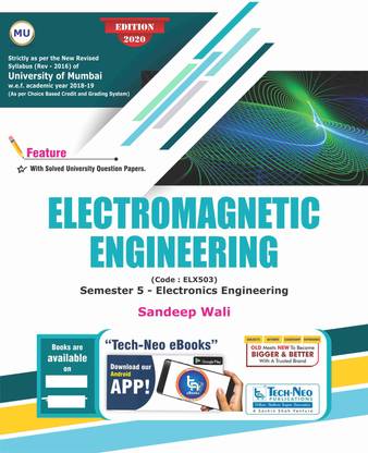 Electromagnetic Engineering (Old Syllabus 2016 Pattern) MU Sem 5 Electronics (Mumbai University)