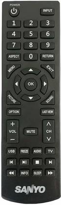 SHIELDGUARD Sanyo LED/LCD TV Remote No. 04, Compatible for  Sanyo LED/LCD TV. Remote Controller