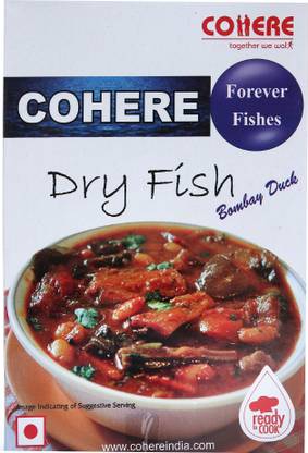 Cohere Bombay Duck Sun Dried Fishes 90 g (Pack of 1), Ready to Cook Dry Fish ,Vaccum Packed Slices