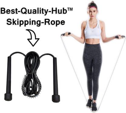 Best-Quality-Hub Skipping Rope for Fitness Fat Burning Exercises Crossfit fat burner Fat loss belt Freestyle Skipping Rope