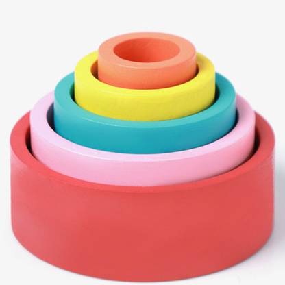 Ariro Wooden Nesting Bowls - Colored