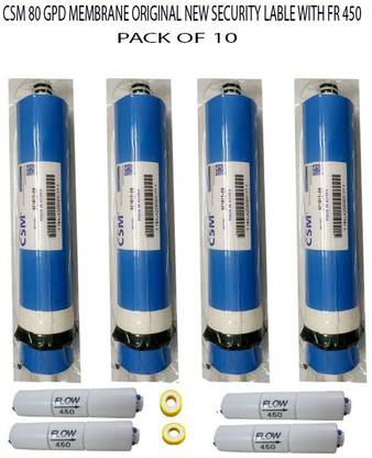 CSM RO MEMBRANE 80 GPD ORIGINAL MEMBRANE WITH FR 450 Media Filter Cartridge