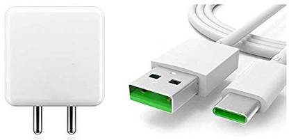 किहलेक 30W oppo Charger Vooc 5v, 4a 20w Flash Charger and Type-c Data Cable compatiable for Oppo r7, Oppo r9 Plus, Oppo f1 Plus, Oppo r9s, Oppo r7 Plus, Oppo r7, Oppo n3, And Oppo Reno/Oppo 2/Oppo 2Z/Oppo 2F/Oppo Reno 10x Zoom/ Oppo k3 Charger Original Adapter Like Mobile Charger | Type-C Charger Cable Fast Charging Mobile Charger | Fast Charger | Android Charger with 1 Meter USB Type-C Charging Data Cable 30 W 5 A Mobile Charger with Detachable Cable मोबाइल चार्जर