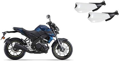 Buras NEW WHITE SHINING PROTECTIVE HANDGUARD FOR NEW YAMAHA MT15 QUALITY PRODUCT FOR THE BIKERS Handlebar Hand Guard