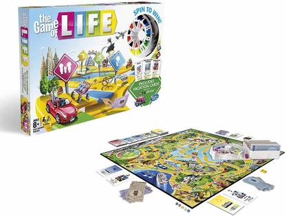 COMERCIO Spin to Win Game of Life Classic Family Board Game Board Game Educational Board Games (Multi-Color) Life Board Game Party & Fun Board Game