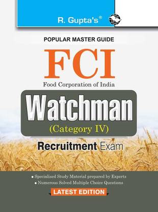 Fci  - Watchman Recruitment Exam Guide