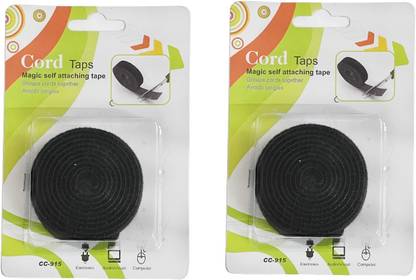 HSR Reusable Cable Ties Strap with Double Sided Hook & Loop Wire Organizer Nylon Standard Cable Tie