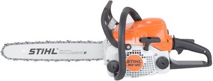 STIHL Cast Iron Chain Saw MS-180 (Orange) Petrol operated Corded Chainsaw