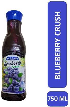 Mala’s Blueberry Crushes with Real Blueberry Pulp 750 ml
