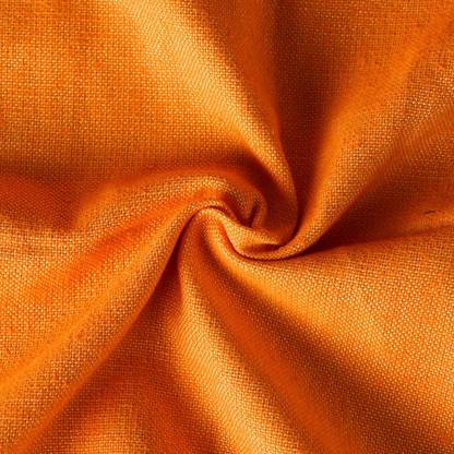 COOQS Shamray fabric meter cloth Cotton -2 Meter (orange) Curtain Fabric