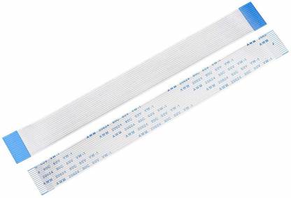 sl sales 15 Pin 20CM Length 1mm Pitch Flat ribbon cable FPC A-type cable Flat Cable for Raspberry Pi Module Camera(1-PCS) Electronic Components Electronic Hobby Kit