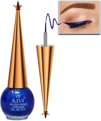 ads Eye Liner, Water PROOF, Long-Lasting, Blue Shimmer AE501, 10ml 10 ml