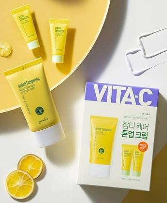 Goodal GREEN TANGERINE VITA C TONE UP Cream SET TONE UP Cream 50ml+ Serum 5ml2