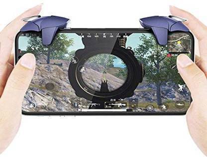 rkm Pubg Triggers Shooting Aim Button Controller Super Sensitive Touch Screen Compatible with All iOS & Android mobiles  Gaming Accessory Kit