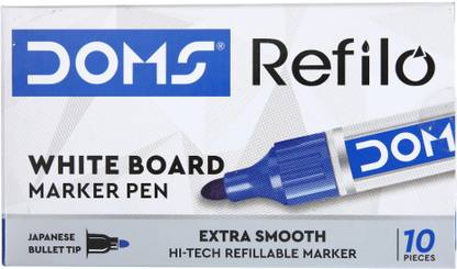 DOMS Refilo Non- Toxic Hi-Tech Refillable White Board Marker
