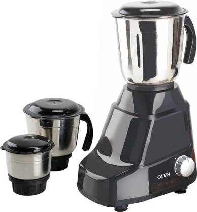 Glen Mixer Grinder Juicer 500 W Mixer Grinder  (SA 4020 Black with 3 Jars 1.5 liters | 3 Jars | Black)