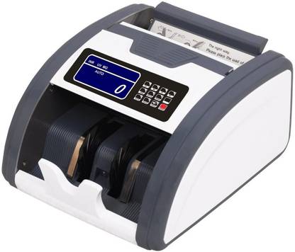Drop2Kart Money Counter - Counts All INR Currency, HeavyDuty Motor, UV/MG/MT Image Sensors, FakeNote Alarm with Multiple Operation Modes Note Counting Machine