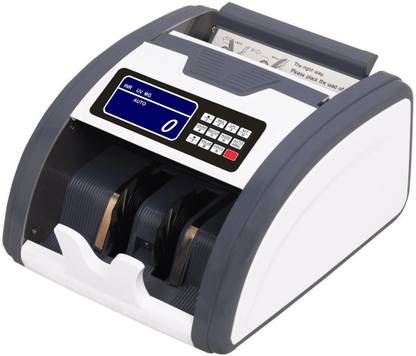 Drop2Kart Bill Counter - Automatic Counting, RGB LCD Display, UV/MG/MT Sensors, ADD/BATCH Modes, Counts All INR, After Sales Service Support Note Counting Machine