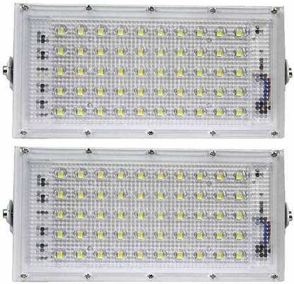 Online Generation 50W LED Flood Light, Cool Day White -Pack of 2 Flood Light Outdoor Lamp