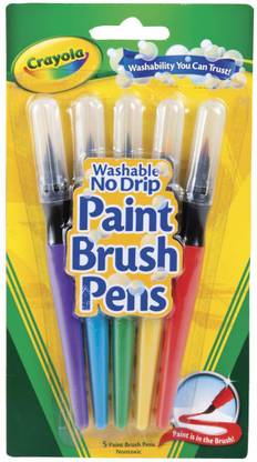 CRAYOLA 5 Count Washable Paint Brush Pen