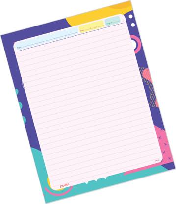 ESCAPER Premium Multicolor Series Ruled A4 70 gsm A4 paper