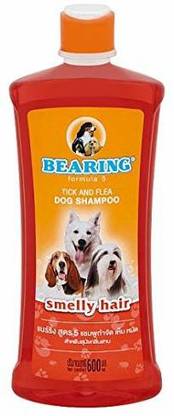 Bearing Bearing Tick and Flea Dog Shampoo for Smelly Hair (600 ML) Flea and Tick Scented & Long Lasting Dog Shampoo