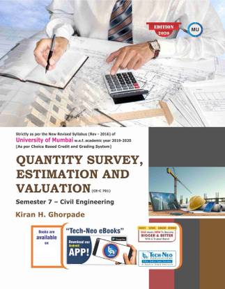Quantity Survey Estimation And Valuation MU Sem 7 Civil Mumbai University