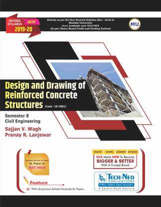 Design And Drawing Of Reinforced Concrete Structures MU Sem 8 Civil Mumbai University