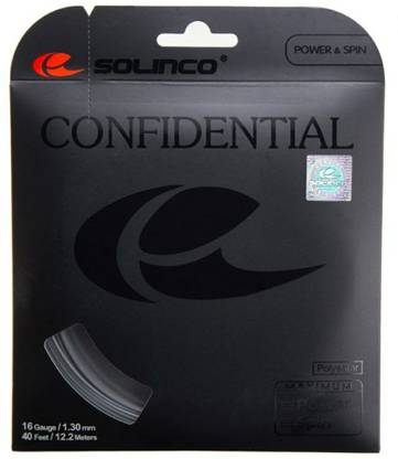 Solinco CONFIDENTIAL PACK OF 5 1.3 Tennis String - 12 m