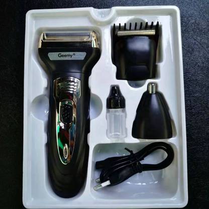 Geemy Hair Nose Beard Shaver Machine All in One Trimmer Set Trimmer 60 min  Runtime 1 Length Settings