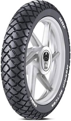 MRF Mogrip Meteor 100/90-17 55P Tubeless Bike Tyre, Rear Rear Two Wheeler Tyre