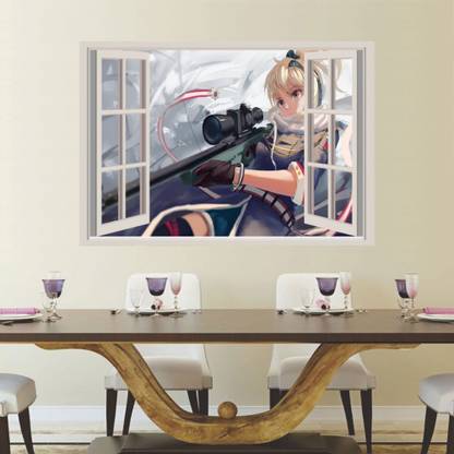 digital print world Vinyl Gaming Multicolor Wallpaper
