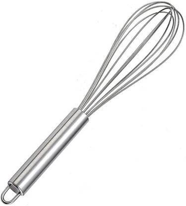 Revere RD_Stainless Steel bread dough whisk whipper for pastry,cake, pizza, whisker for eggs, cream, frother for milkshake, lassi, buttermilk, soup, coffee Great alternatives to a blender, mixer or hook Stainless Steel Balloon Whisk Stainless Steel Balloon Whisk