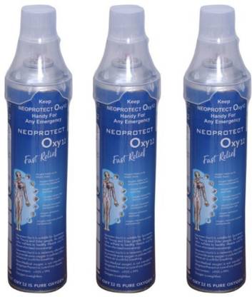 Neoprotect Three 12 Litter Can Portable Oxygen Can