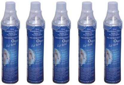 Neoprotect Oxygen can set of 5 Portable Oxygen Can