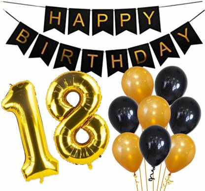 NImbark collection Solid 18th birthday Balloon
